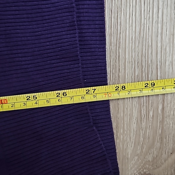 Zenana Outfitters Purple Pullover V-Neck Soft & Stretchy Sweater Women's Large - Picture 14 of 16